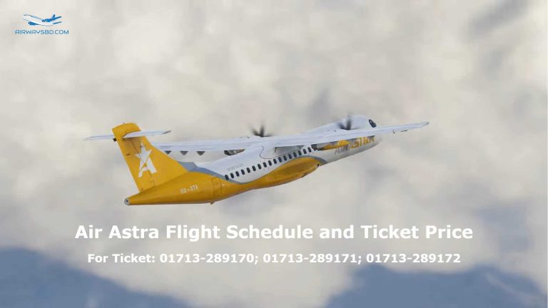 Air Astra Ticket Price and Flight Schedules