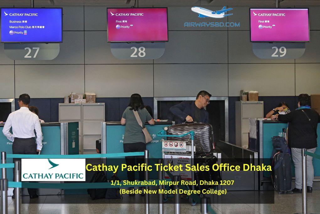 Cathay Pacific Ticket Sales Office Dhaka

