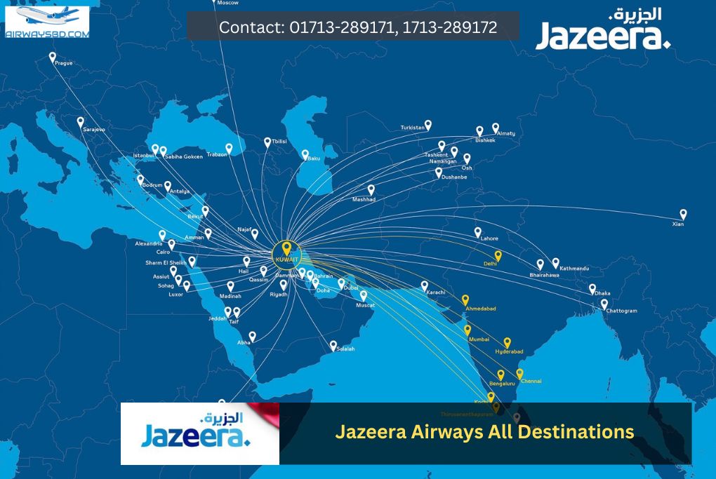 Jazeera Airways All Destinations
